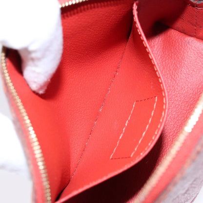 Louis Vuitton Cosmetic Pouch Monogram Empreinte Leather, RED, LEATHER, Toiletry Case