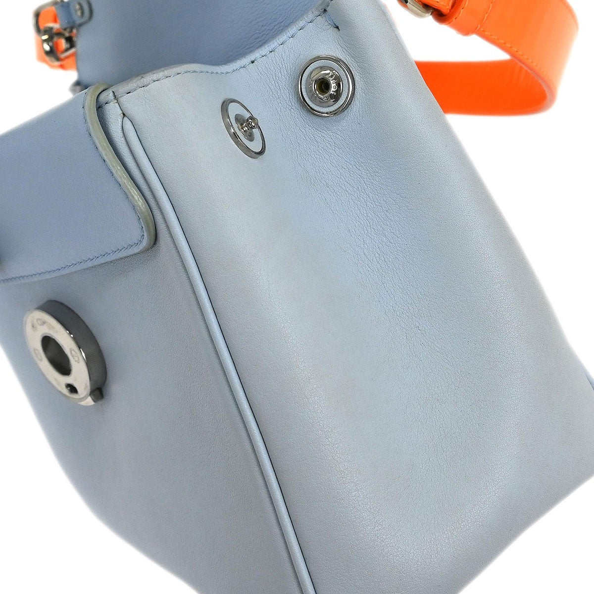 Christian Dior Be Dior Bag Smooth Leather, BLUE, LEATHER, Handbag