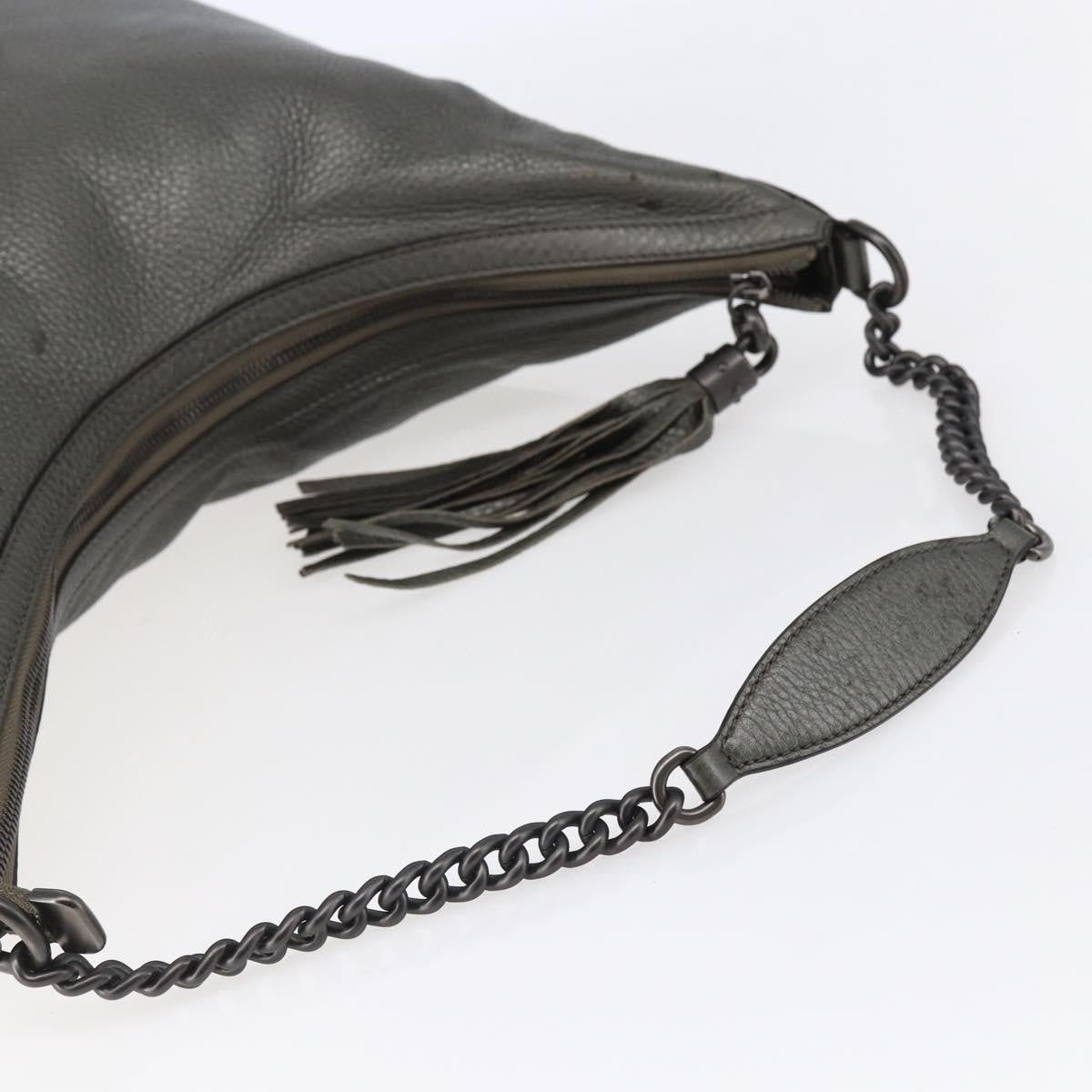 Gucci Soho Chain Hobo Leather, SILVER, LEATHER, Shoulder bag