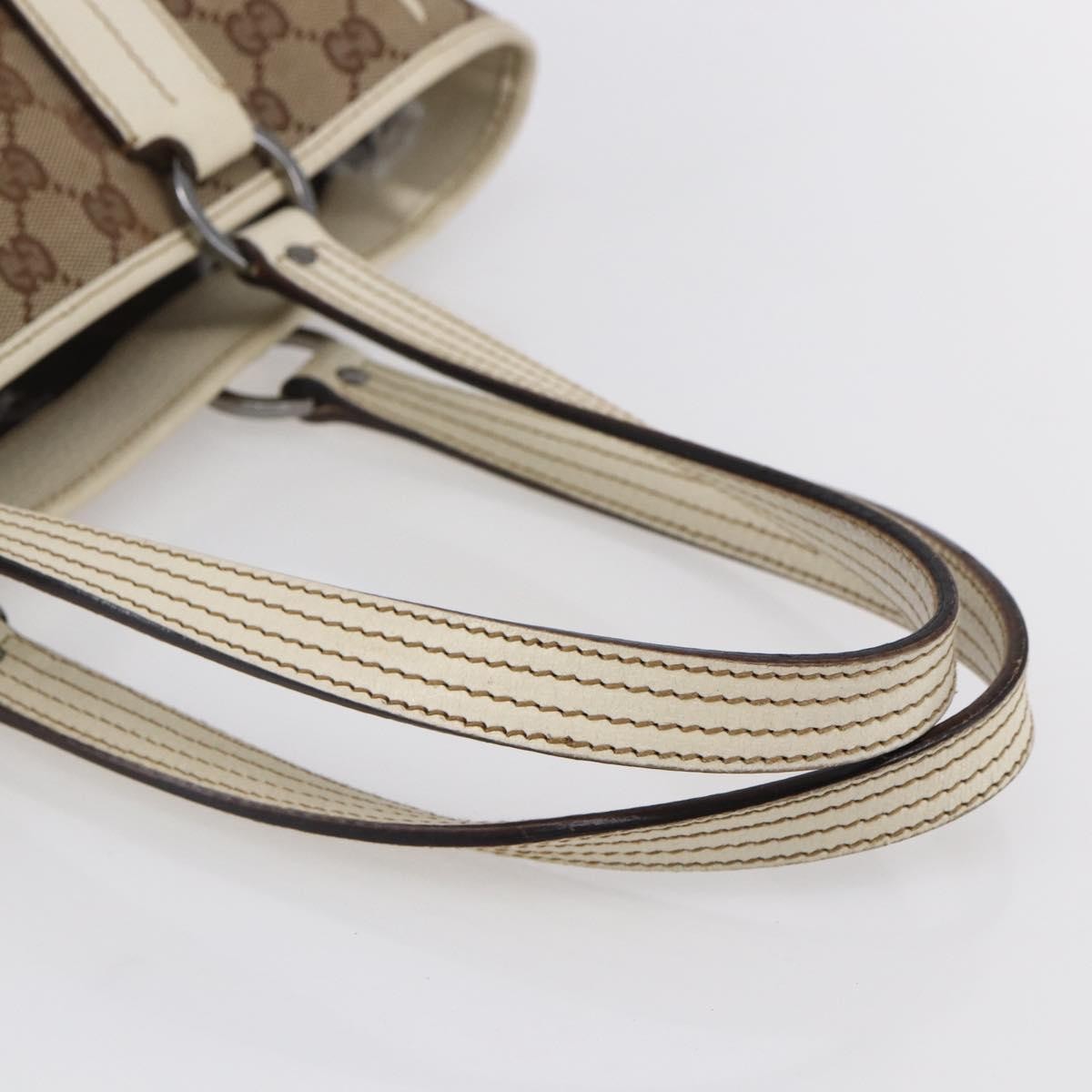 Gucci Open Tote GG Canvas, BEIGE, CANVAS, Tote bag