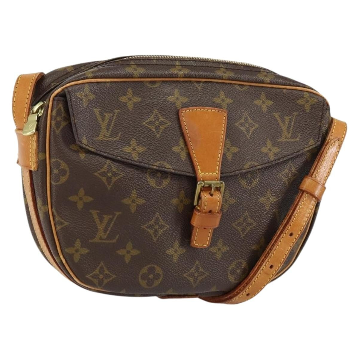 Louis Vuitton Jeune Fille Handbag Monogram Canvas, BROWN, CANVAS, Shoulder bag