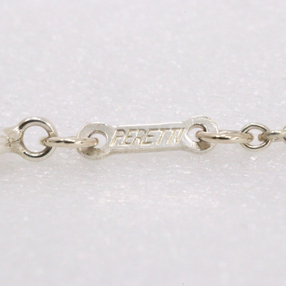 Tiffany & Co. Elsa Peretti Open Heart Pendant Necklace Sterling Silver, SILVER, SILVER, Necklace