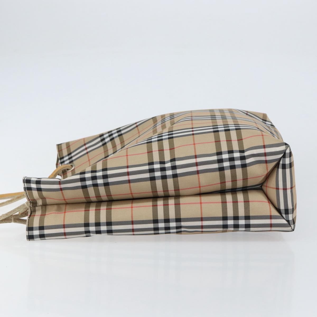 Burberry Nova Check Tote Nylon, BEIGE, NYLON, Tote bag