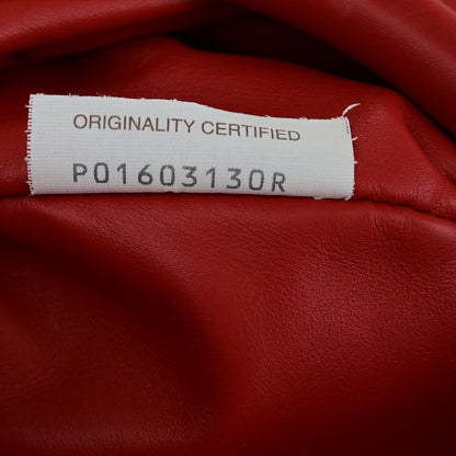Bottega Veneta The Chain Pouch Leather, RED, LEATHER, Clutche & pouche