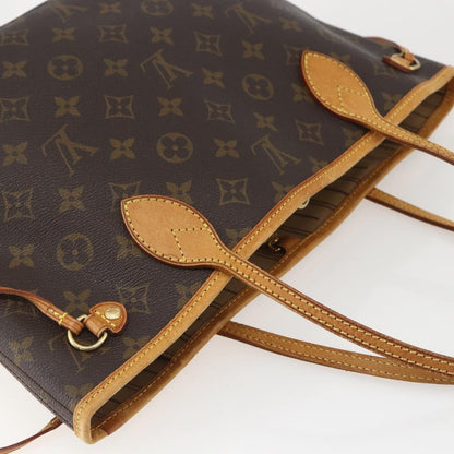 Louis Vuitton Neverfull Tote Monogram Canvas, BROWN, CANVAS, Tote bag