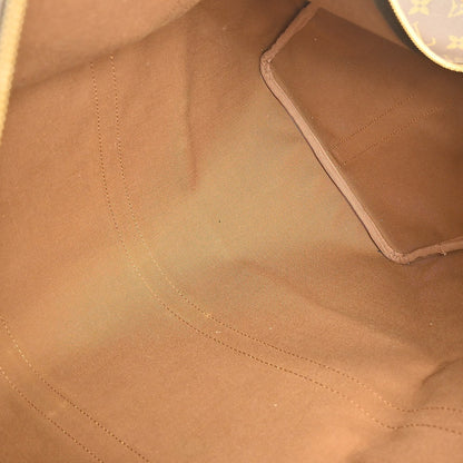 Louis Vuitton Keepall Bandouliere Bag Monogram Canvas, BROWN, CANVAS, Travel bag