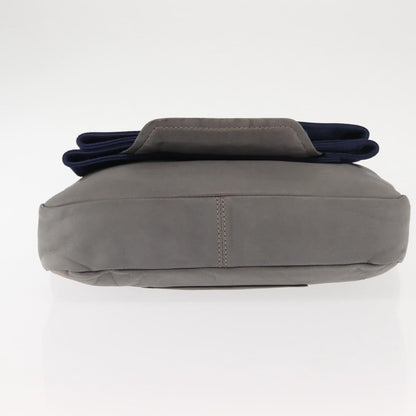 Chloe Vintage Flap shoulder bag Leather, GRAY, LEATHER, Shoulder bag