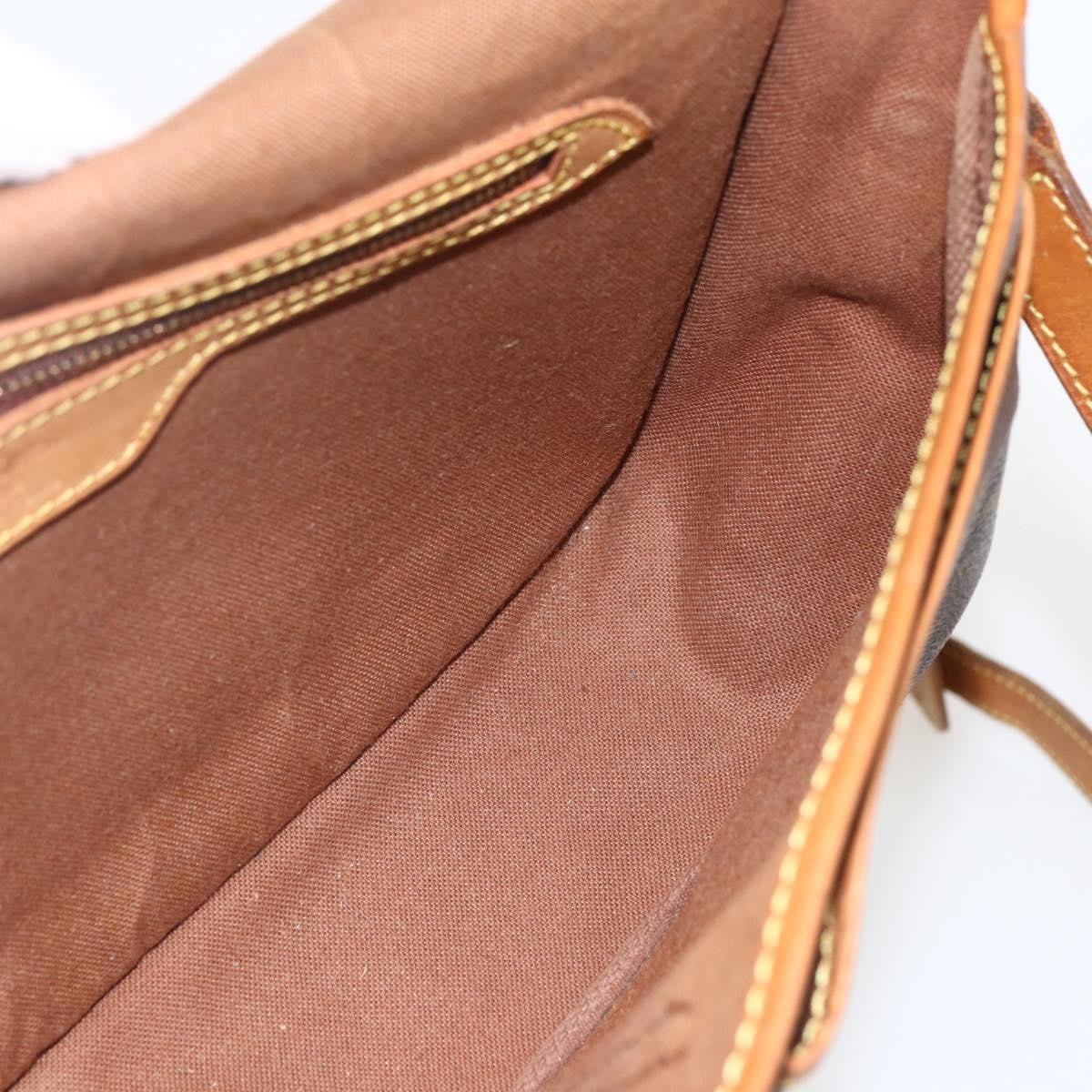 Louis Vuitton Sac Gibeciere Messenger Bag Monogram Canvas, BROWN, CANVAS, Shoulder bag