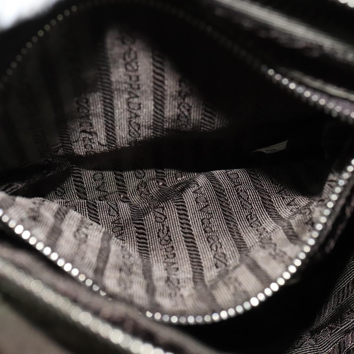 Prada Vintage Flap Shoulder Bag Nylon, KHAKI, NYLON, Shoulder bag