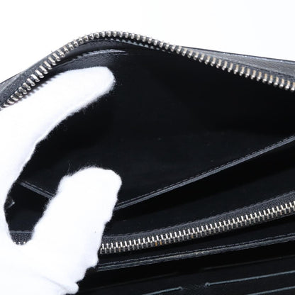 Louis Vuitton Zippy XL Taiga Leather, BLACK, LEATHER, Wallets