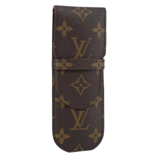 Louis Vuitton Etui à stylo Canvas, BROWN, CANVAS, Clutche & pouche