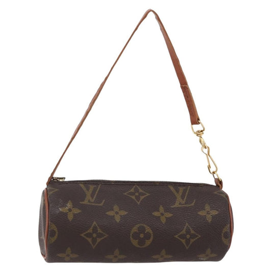 Louis Vuitton Papillon Pochette Monogram Canvas, BROWN, CANVAS, Clutche & pouche