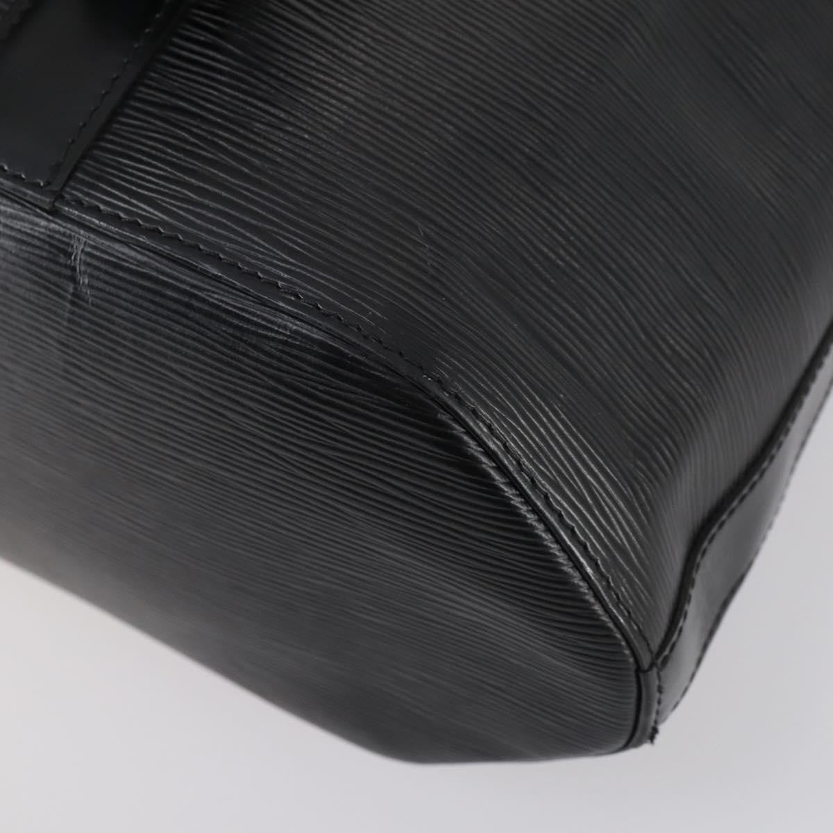 Louis Vuitton Sac a Dos Drawstring Backpack Epi Leather, BLACK, LEATHER, Backpack