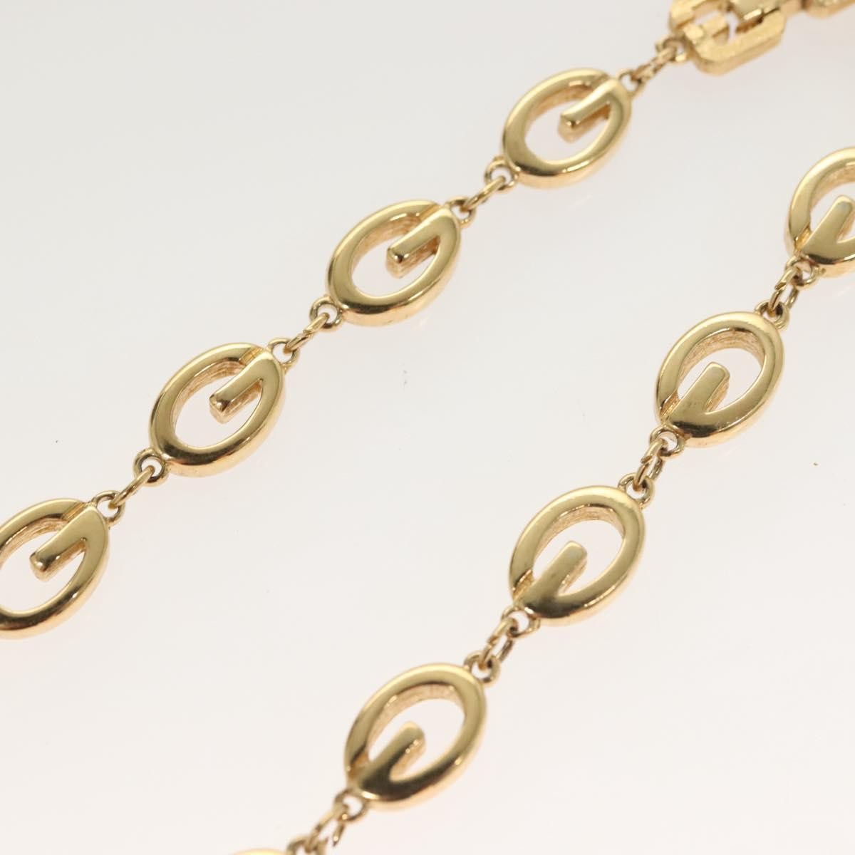 Givenchy Logo G Necklace Gold Plated, GOLD, METAL, Necklace