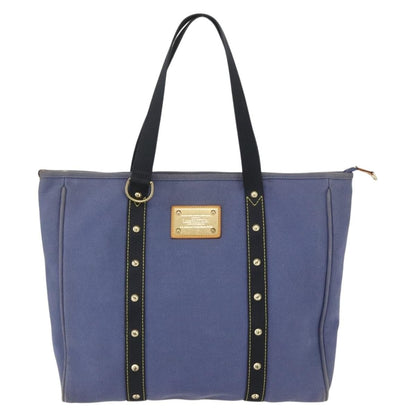 Louis Vuitton Antigua Tote Canvas, PURPLE, CANVAS, Tote bag