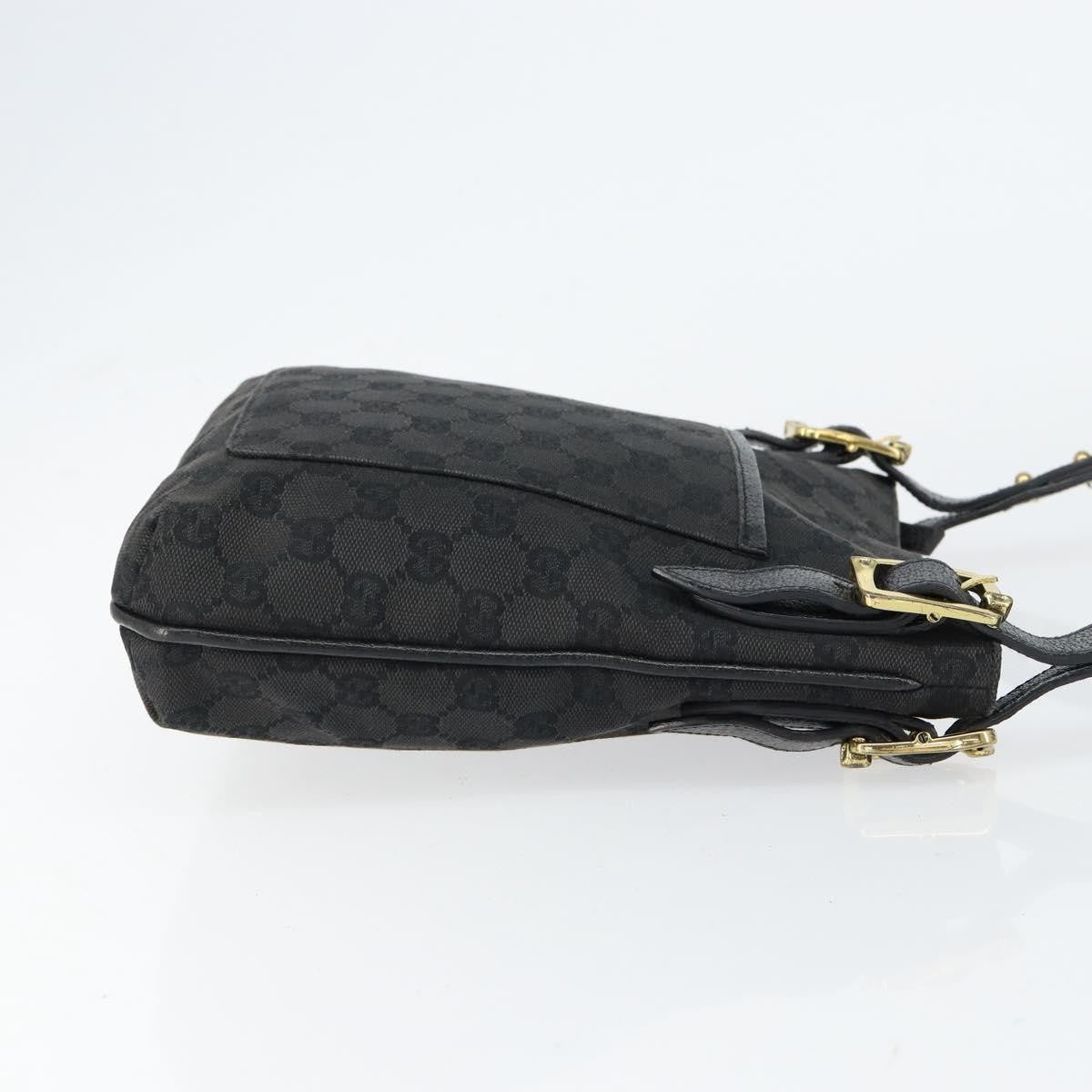 Gucci Vintage Shoulder Bag Monogram Canvas, BLACK, CANVAS, Shoulder bag