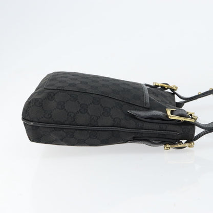 Gucci Vintage Shoulder Bag Monogram Canvas, BLACK, CANVAS, Shoulder bag