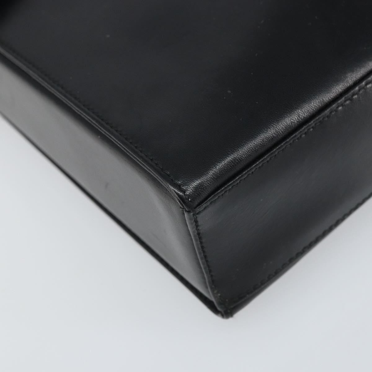 Prada Vintage Flap Shoulder Bag Leather, Black, Leather, Shoulder Bag