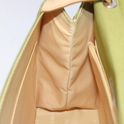 Burberry Nova check Shoulder bag Canvas, GREEN, CANVAS, Shoulder bag