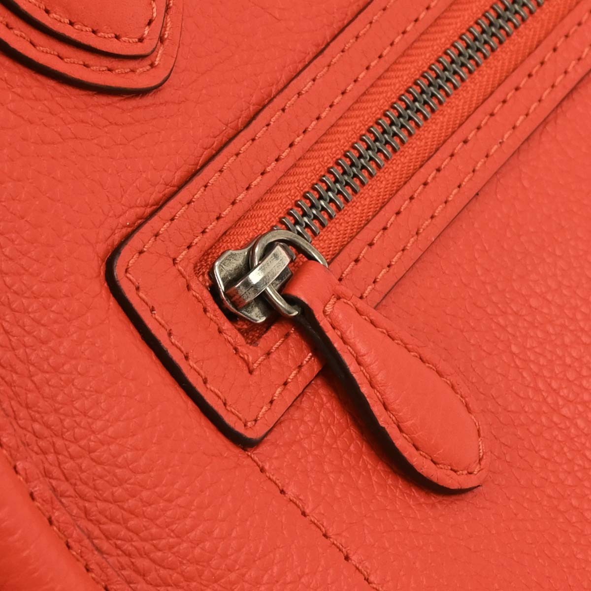 Celine Luggage Bag Smooth Leather, RED, LEATHER, Handbag