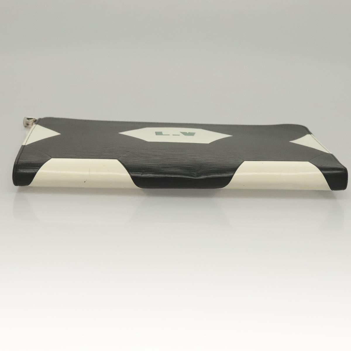 Louis Vuitton Pochette Jour Limited Edition FIFA World Cup Epi Leather, BLACK, LEATHER, Clutche & pouche