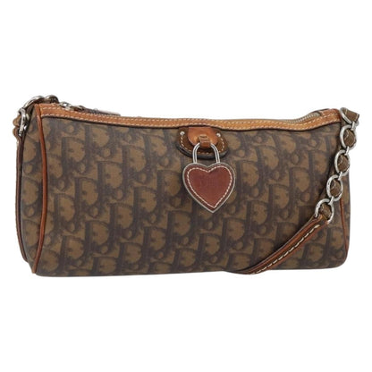 Christian Dior Trotter shoulder bag Canvas, BROWN, PVC, Shoulder bag