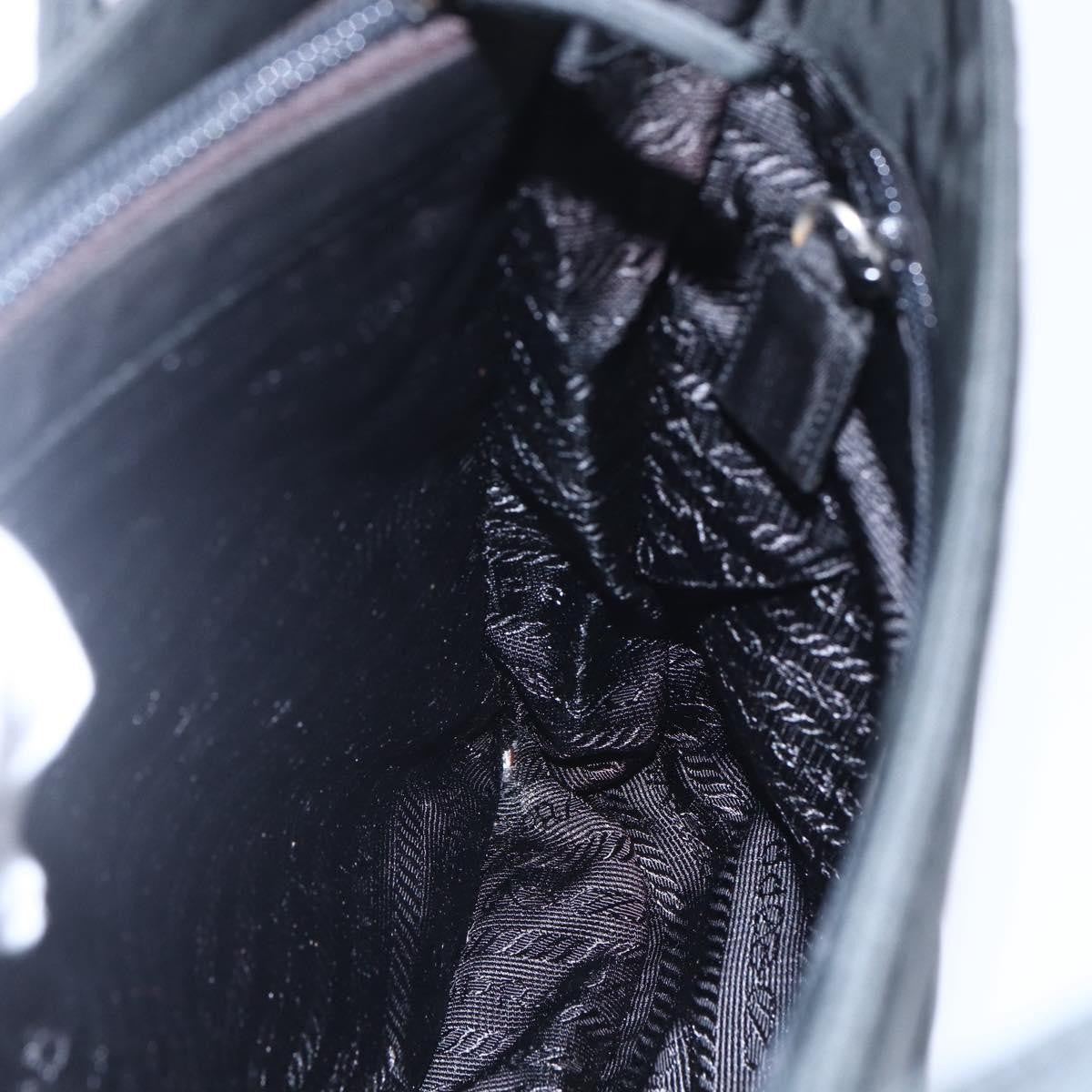 Prada Vintage Shoulder Bag Tessuto, BLACK, NYLON, Shoulder bag