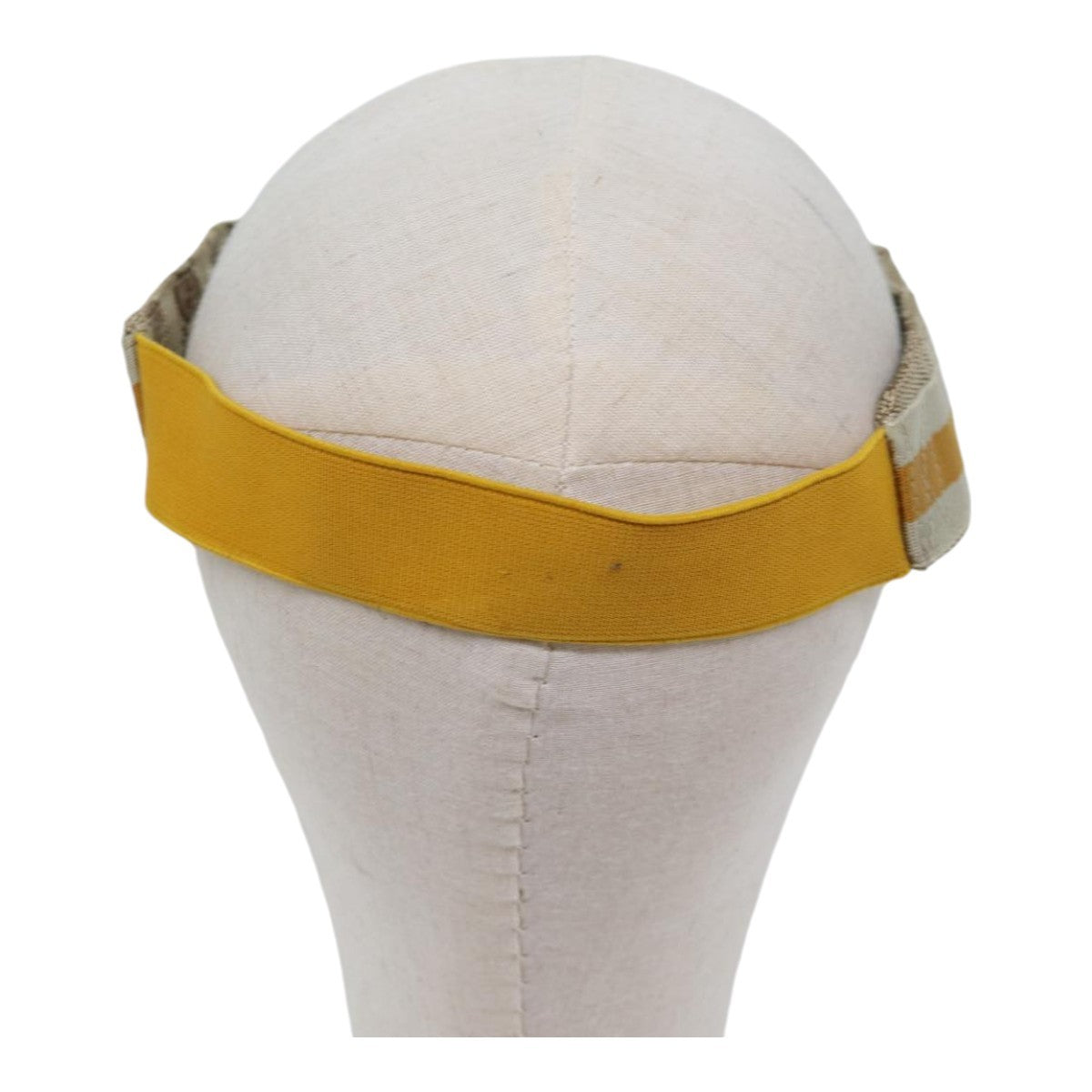 Gucci Sun Visor Canvas, BEIGE, CANVAS, Head accessory
