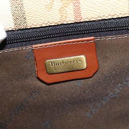 Burberry Nova check Pochette Canvas, BEIGE, CANVAS, Clutche & pouche