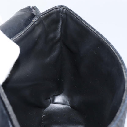 Bally Vintage Handbag Quilted Leather, BLACK, LEATHER, Handbag