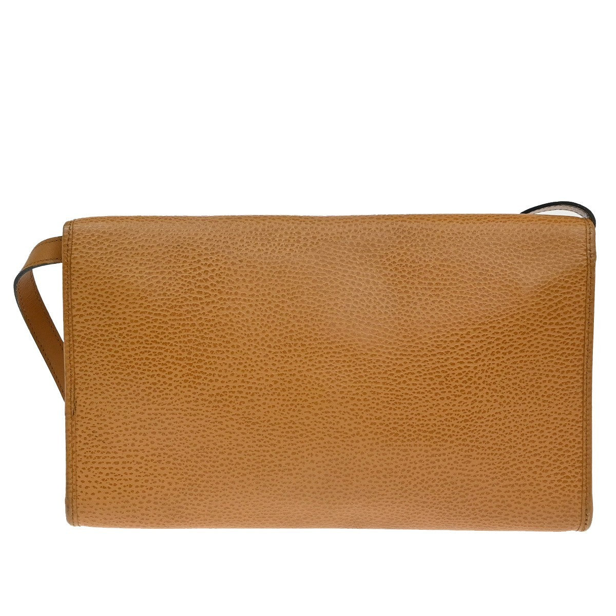 Christian Dior Vintage CD Logo Shoulder Bag Leather, BROWN, LEATHER, Shoulder bag