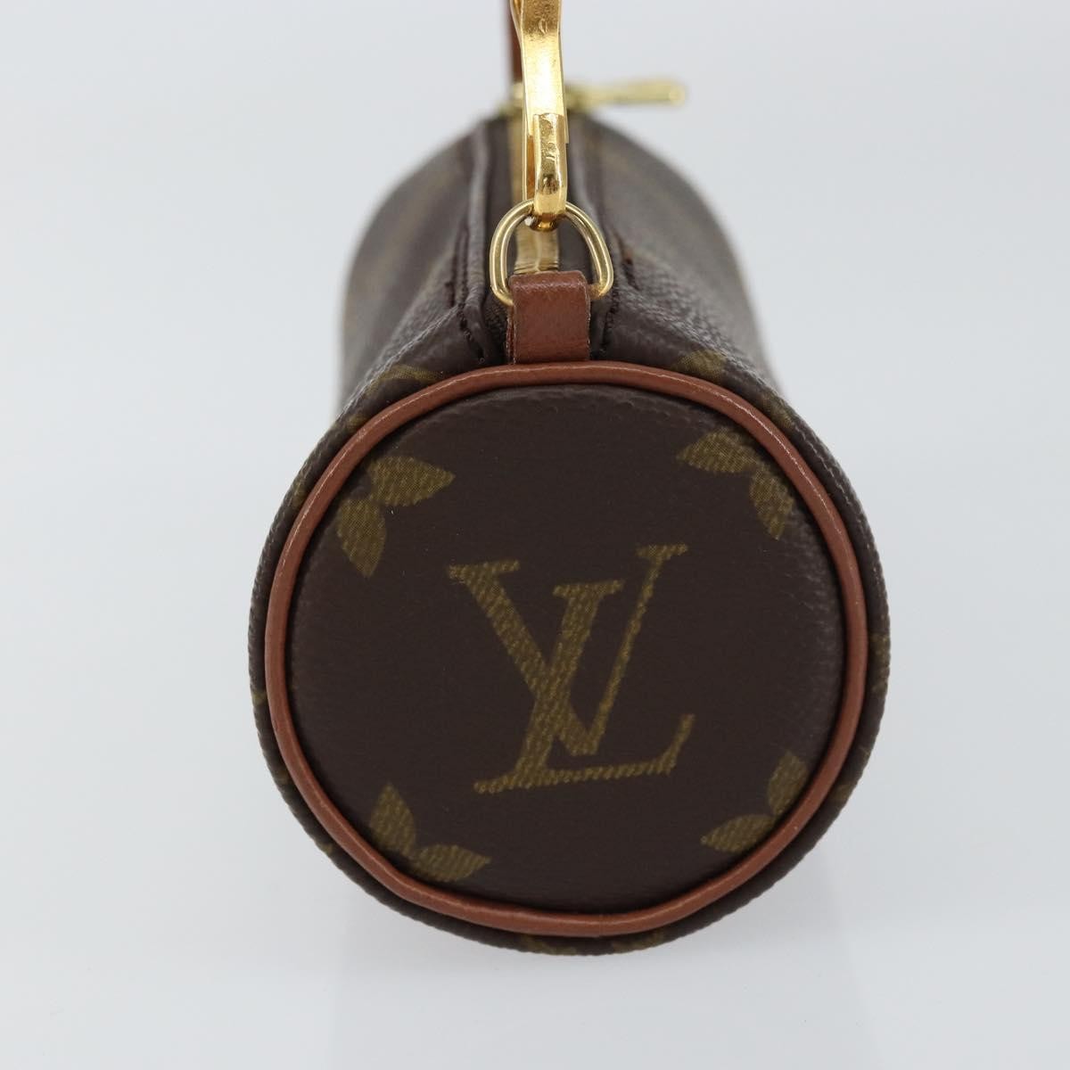 Louis Vuitton Papillon Pochette Monogram Canvas, BROWN, CANVAS, Clutche & pouche