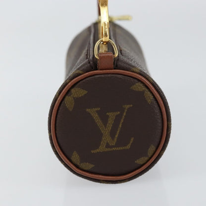 Louis Vuitton Papillon Pochette Monogram Canvas, BROWN, CANVAS, Clutche & pouche