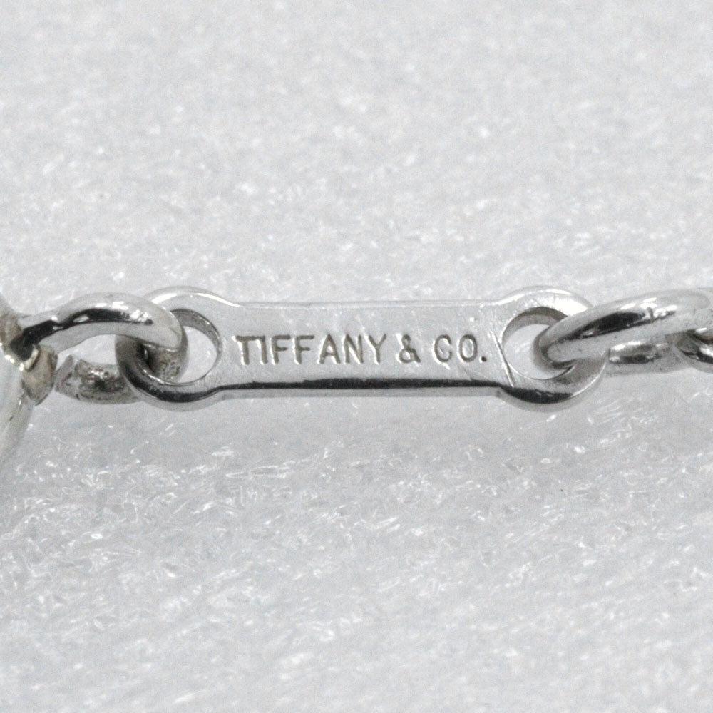 Tiffany & Co. Elsa Peretti Bean Pendant Necklace Sterling Silver, SILVER, SILVER, Necklace