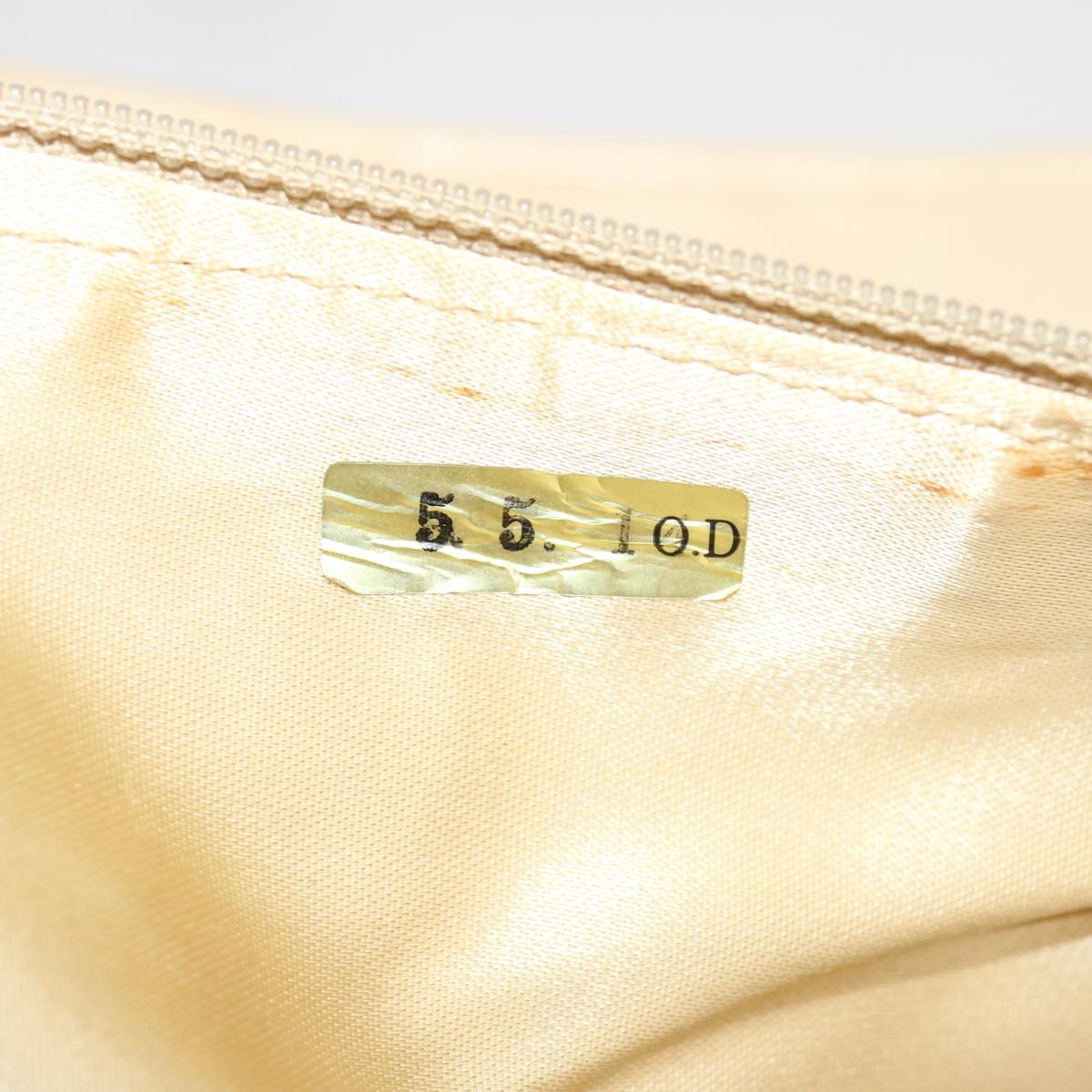 Chanel Resin Chain Handle Shoulder Bag Canvas, BEIGE, CANVAS, Shoulder bag