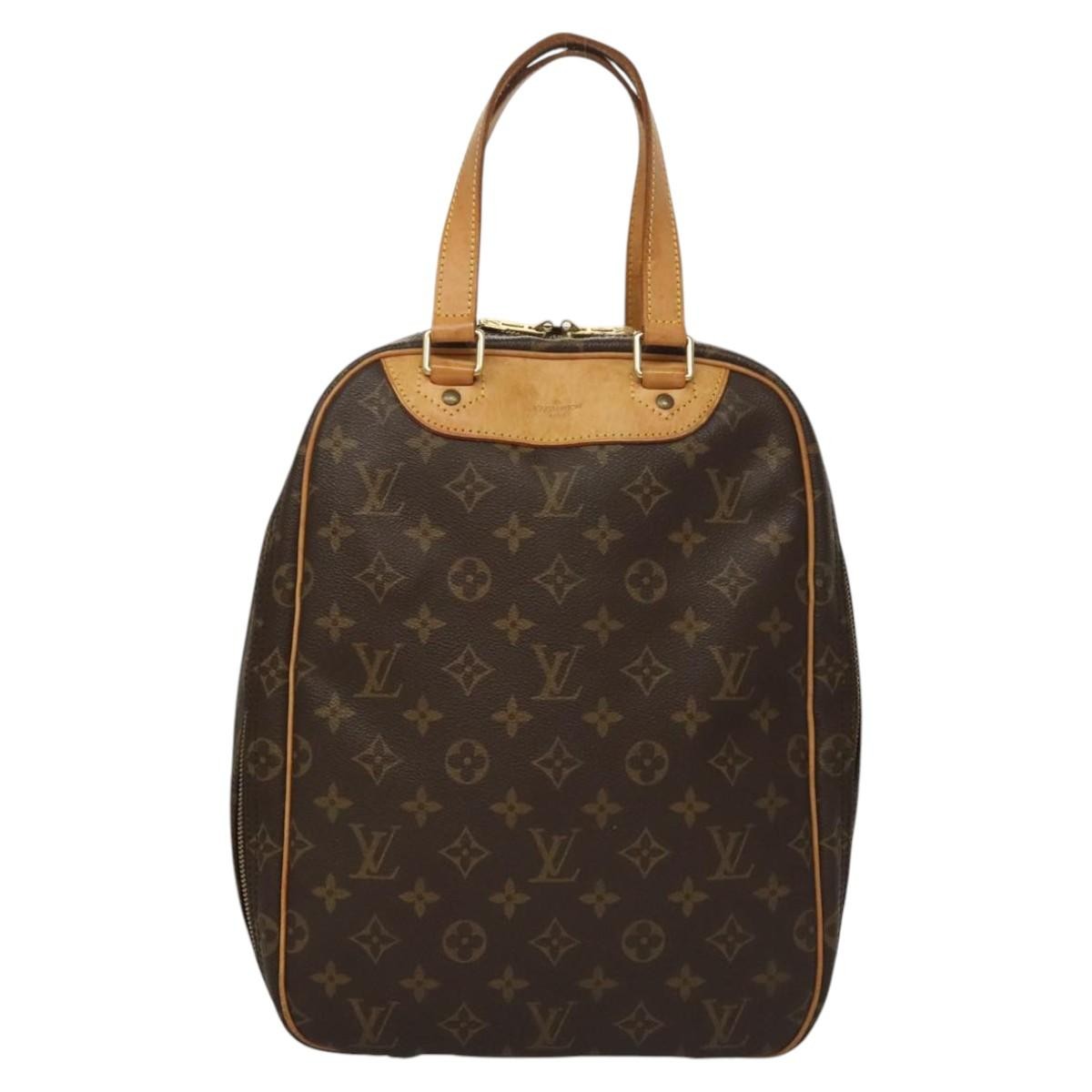 Louis Vuitton Excursion Handbag Monogram Canvas, BROWN, CANVAS, Handbag