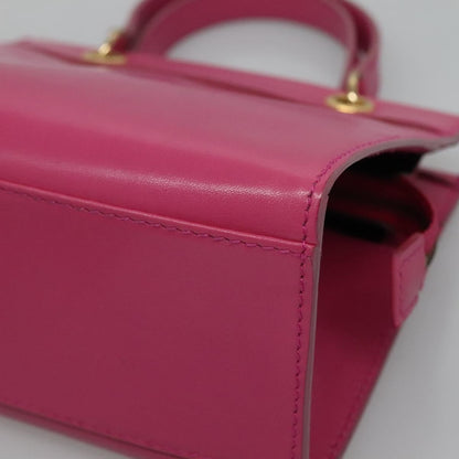 Celine Handbag Leather, PINK, LEATHER, Handbag