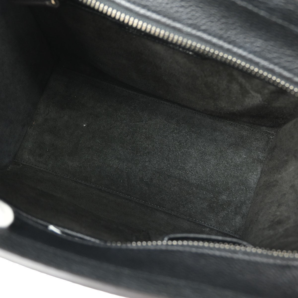 Celine Luggage Bag Smooth Leather, BLACK, LEATHER, Tote bag