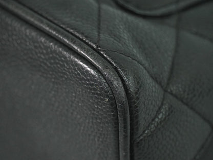 Chanel Medallion Tote Quilted Caviar, BLACK, LEATHER, Tote bag