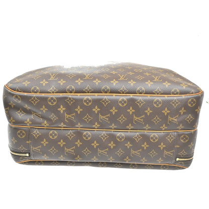 Louis Vuitton Alize Bag Monogram Canvas, BROWN, CANVAS, Travel bag