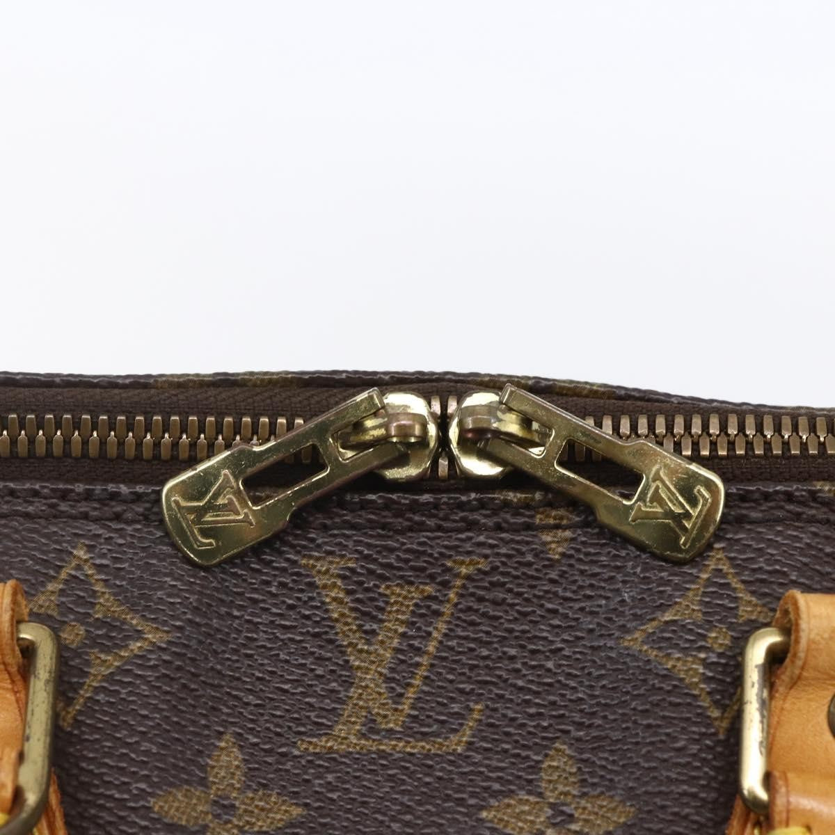 Louis Vuitton Alma Handbag Monogram Canvas, BROWN, CANVAS, Handbag