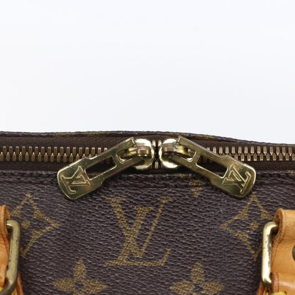 Louis Vuitton Alma Handbag Monogram Canvas, BROWN, CANVAS, Handbag