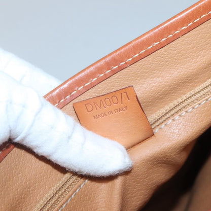 Celine Vintage Macadam Shoulder Bag Canvas and Leather, BROWN, CANVAS, Shoulder bag