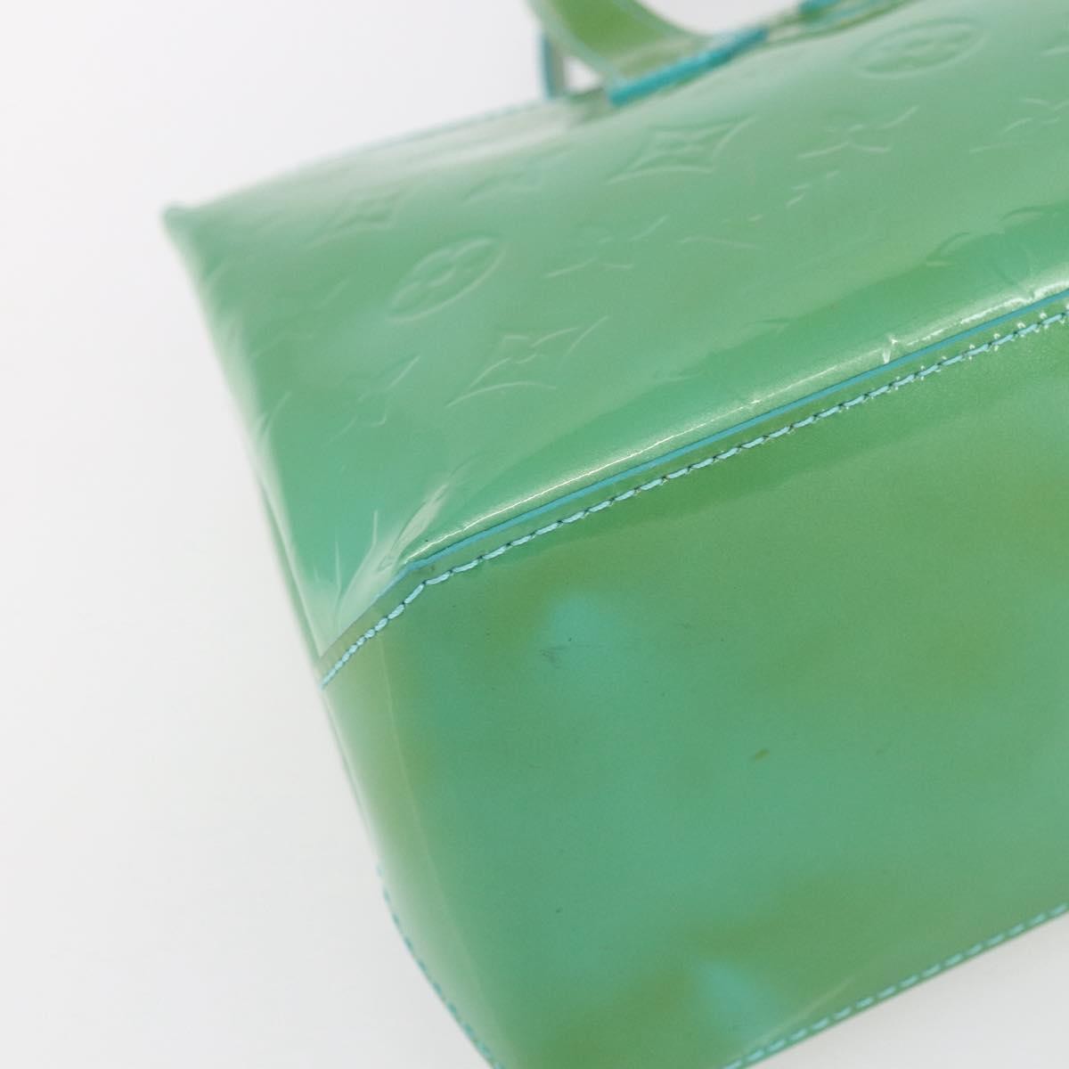 Louis Vuitton Wilshire Handbag Monogram Vernis, BLUE, PATENT_LEATHER, Handbag