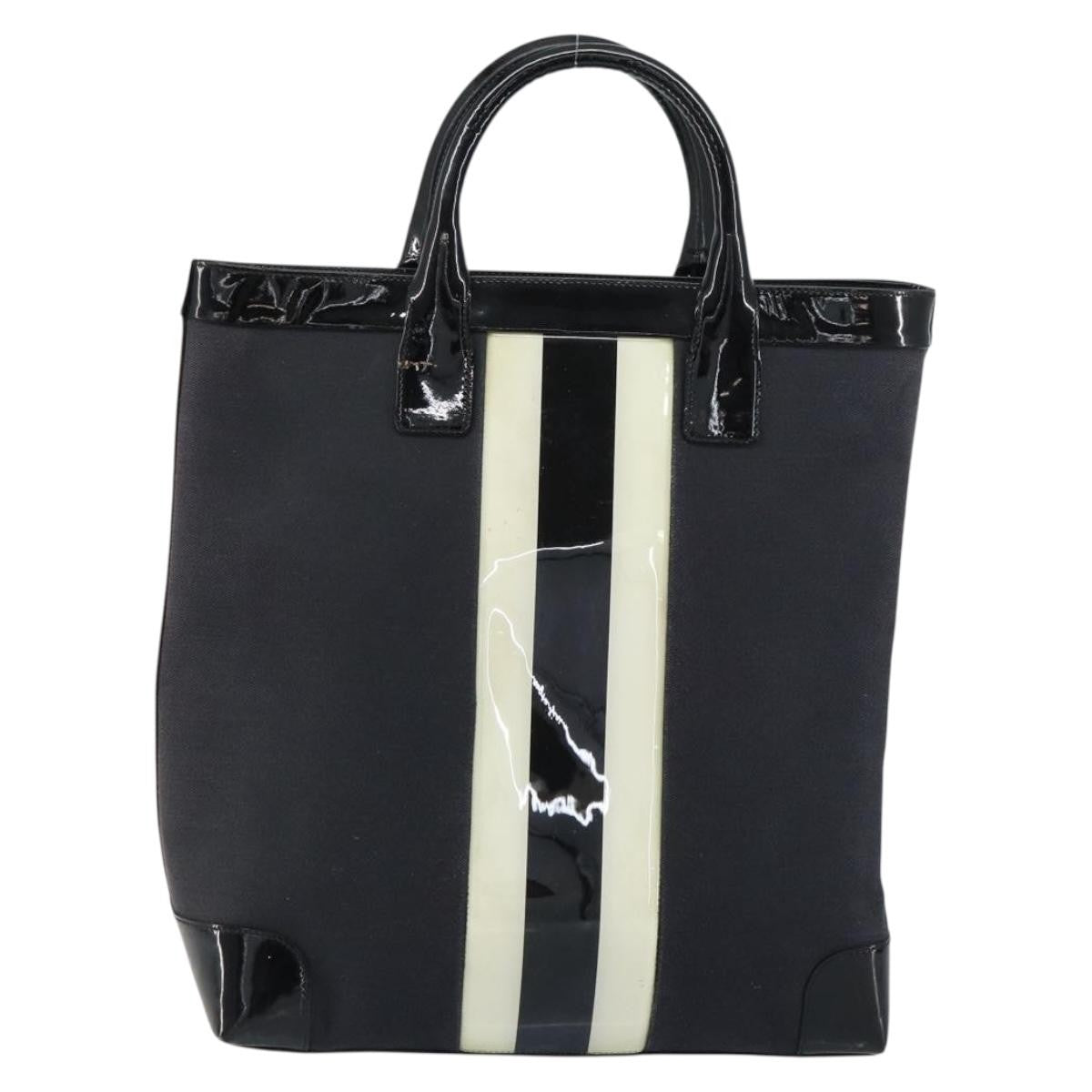 Gucci Vintage tote Canvas, BLACK, CANVAS, Tote bag