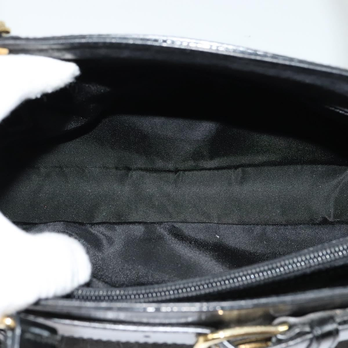 Christian Dior Vintage Trotter Horizontal Tote Canvas, BLACK, CANVAS, Tote bag