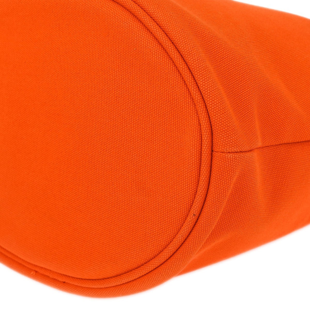 Prada Canapa Convertible Shopping Tote Canvas, ORANGE, CANVAS, Tote bag