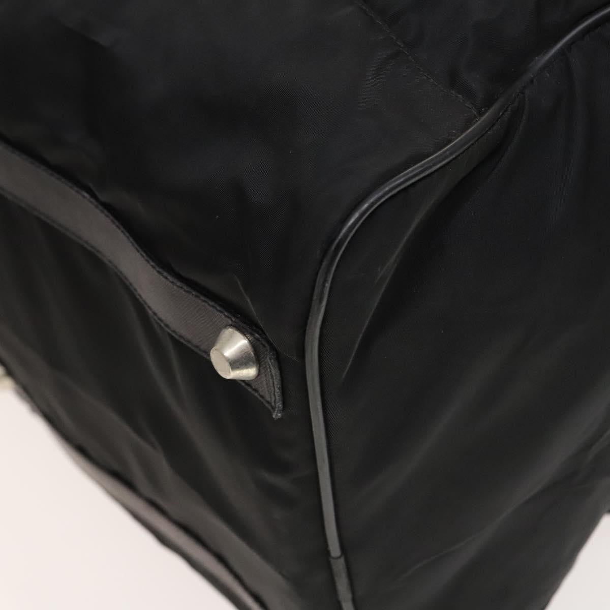 Prada Boston Bag Tessuto, BLACK, NYLON, Travel bag