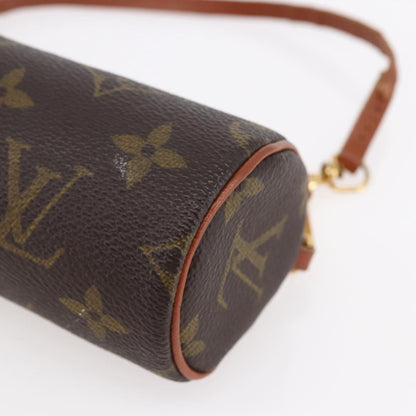 Louis Vuitton Papillon Pochette Monogram Canvas, BROWN, CANVAS, Clutche & pouche