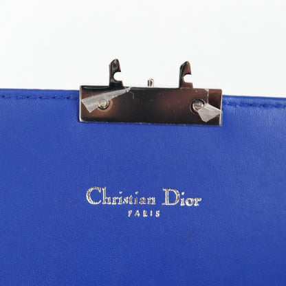 Christian Dior Miss Dior Promenade Pouch Cannage Quilt Lambskin, BLUE, LEATHER, Shoulder bag
